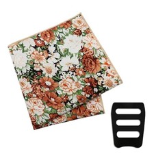 Floral Pocket Squares for Men with Holder Printed Flower Mens Hundred Flowers