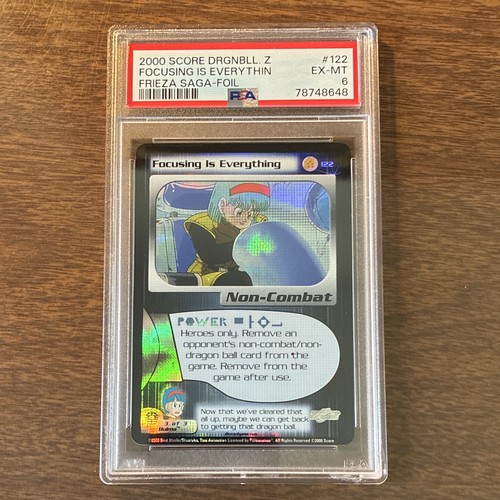SCORE Dragon Ball Z 2000 #122 Focusing Is Everything Frieza Saga Foil PSA 6