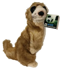 Fiesta Meerkat Realistic Plush WWF Stuffed Animal Adoption Promo 10.5" NEW MWMTs