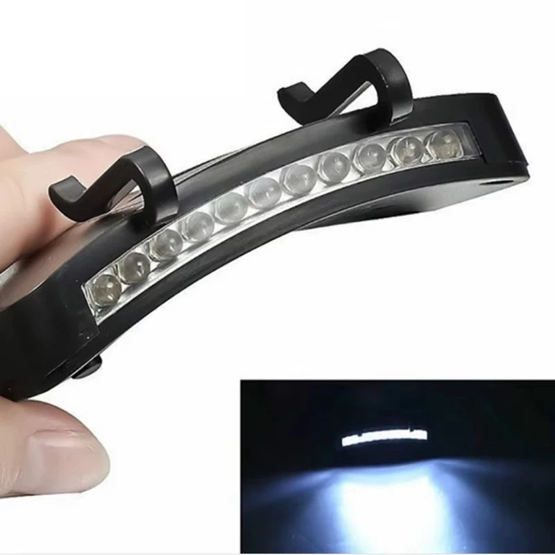 Ultra Bright Hand Free LED Clip on Cap Light for Fishing Camping Baseball Cap - Image 2 of 4