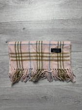 Burberry Vintage Damen Schal Pink Rosa 130x31cm Nr3