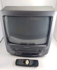 Broksonic CTSGT-8118CTT 13" CRT TV VCR Combo Tested