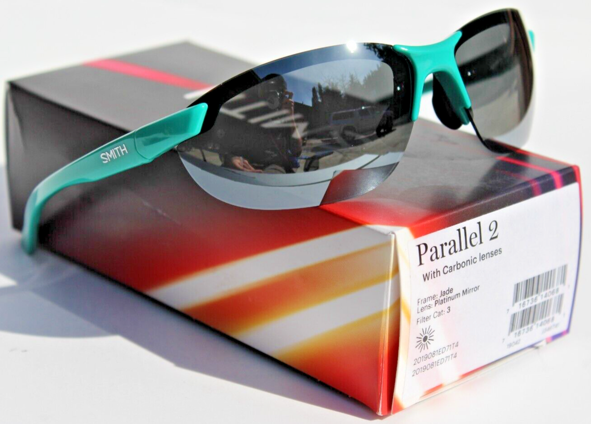 SMITH OPTICS Parallel Sunglasses Jade/Platinum Mirror/Ignitor