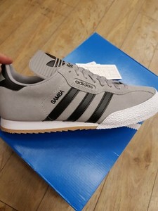 adidas samba grey and blue