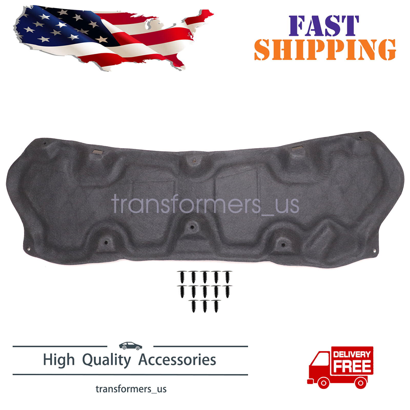 1x For Honda CR-V CRV 2012-2016 Hood Insulation Pad Liner Heat Shield Cover Trim