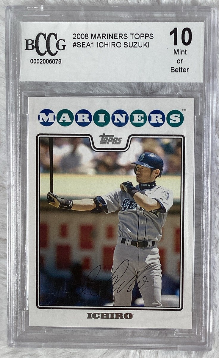 Ichiro Suzuki 2008 Topps BCCG 10 Mint Seattle Mariners Team Card