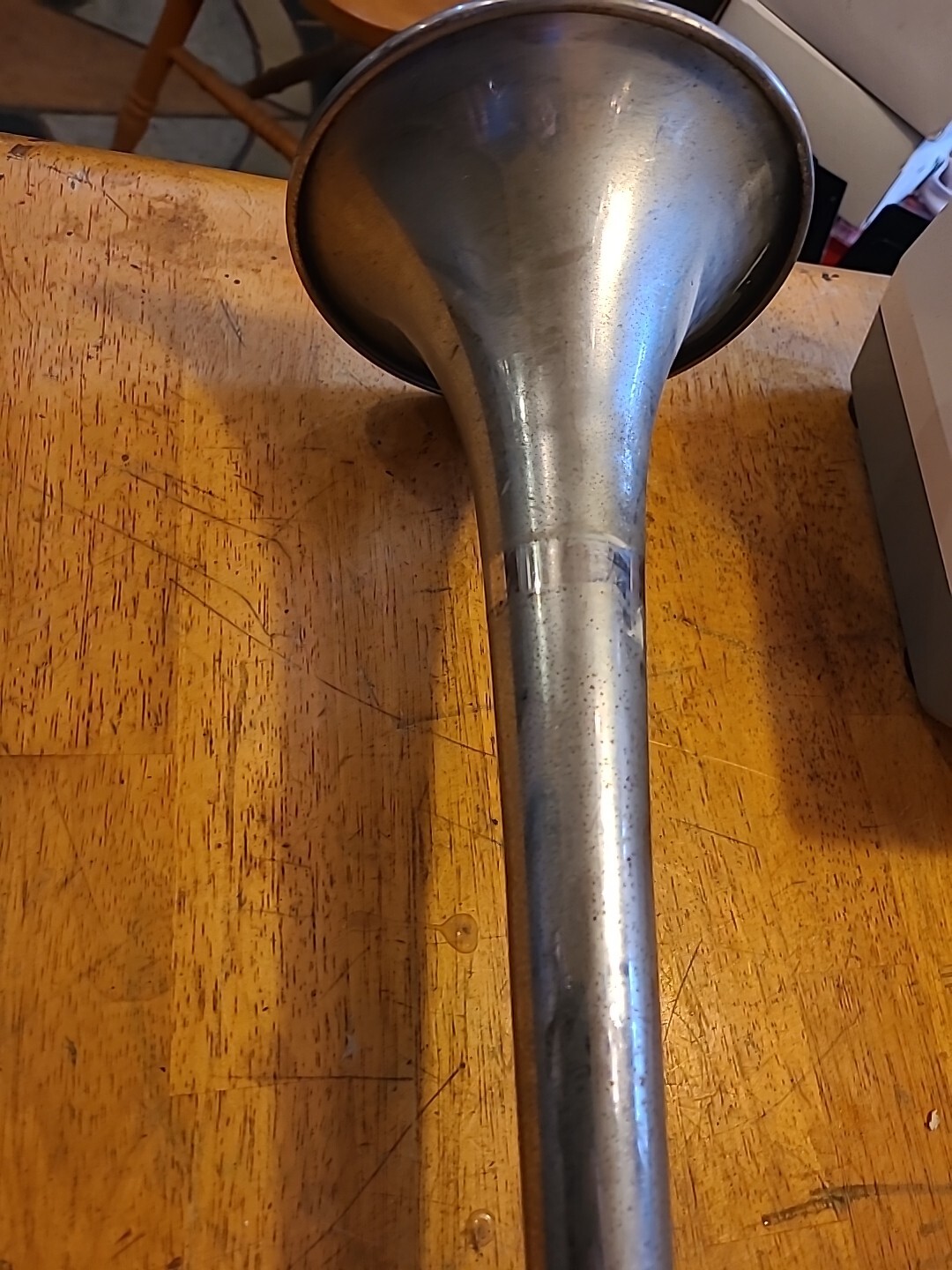 Vintage Grover Products Los Angeles 24.5" Chrome Air Horn w/ Bracket eBay