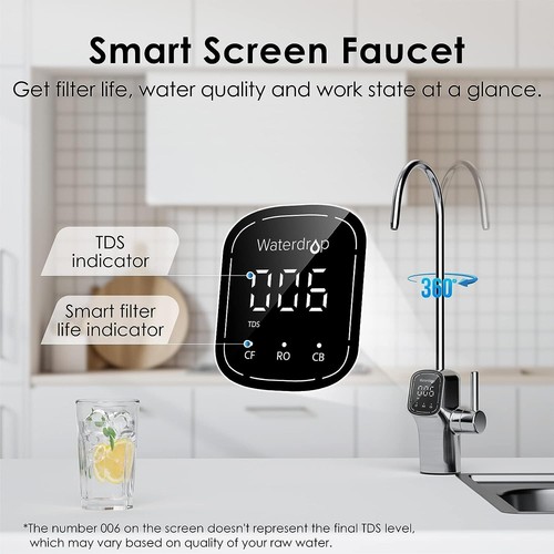 Waterdrop RO Umkehrosmose-Wasserfiltersystem, 600 GPD, tanklos - Bild 7 von 9