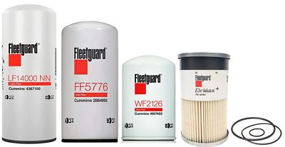 Genuine Fleetguard - Cummins Filtration LF14000NN - FF5776 - WF2126 - FS19764