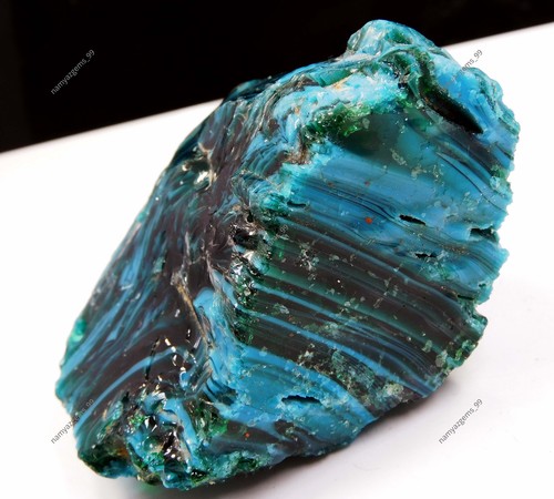 Piedra preciosa suelta áspera azul crudo turquesa natural certificada 1816,90 quilates sin cortar - Imagen 3 de 7