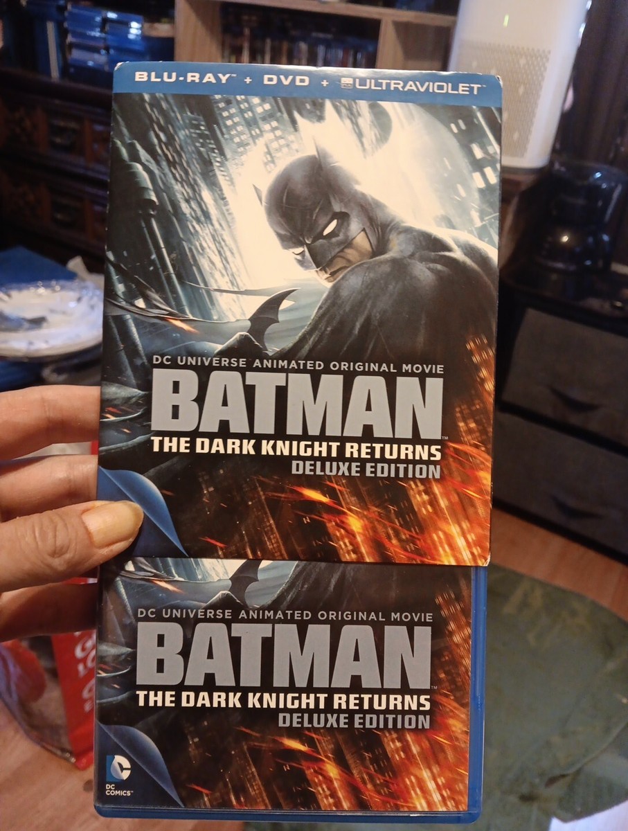 Batman dark knight returns deluxe blu ray./DVD. Free Ground