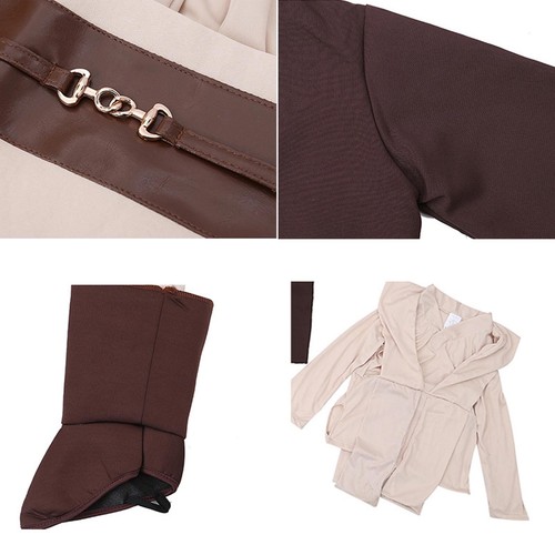 Boys Kids Star Wars Obi Wan Kenobi Jedi Child Costume Cosplay Halloween Outfits - Picture 7 of 15