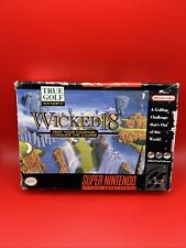True Golf Wicked 18 (SNES, 1993) - Complete In Box!