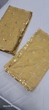 Fancy Net Bridal Dupatta  Women Indian Stole Scarf Party Wear Wrap Chunni Veil
