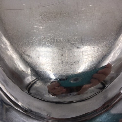 Serving Dish Vintage 218 EPN Silver Plate w/Floral Design Marked Polished Heavy - Picture 6 of 6