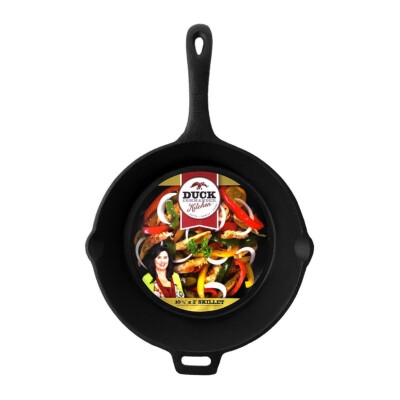  10-1/2'' Cast Iron  Skillet 10 -1/2 inch cast iron skillet Duck Commander