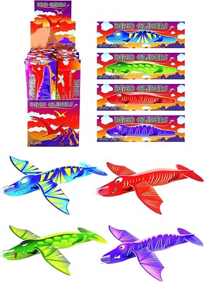 Partytüte Geschenk Dinosaurier Flugsegler Flugzeuge - 24 Stück Kinder Spielzeug - Henbrandt