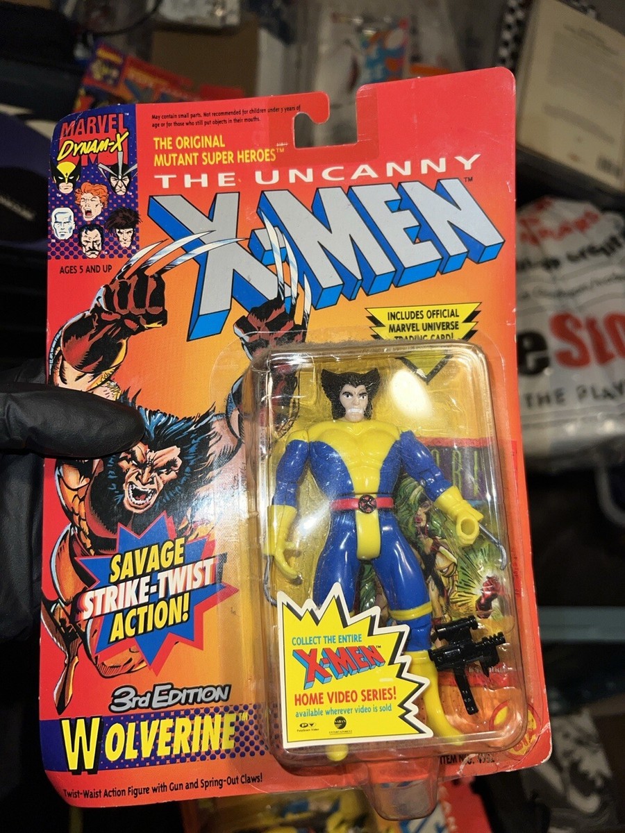THE UNCANNY X-MEN 3rd EDITION WOLVERINE ACTION FIGURE ON