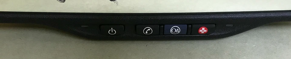 2007 2008 2009 Saturn Aura Rear View Mirror Auto Dim Headlamps Compass OEM  - Image 2 of 4