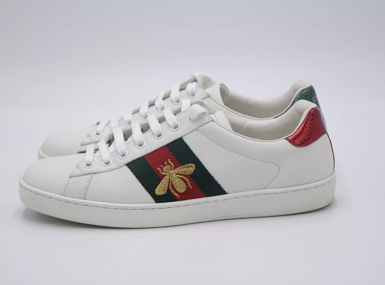 Baskets basses brodées taille 6UK/7US   Gucci Ace blanc homme 