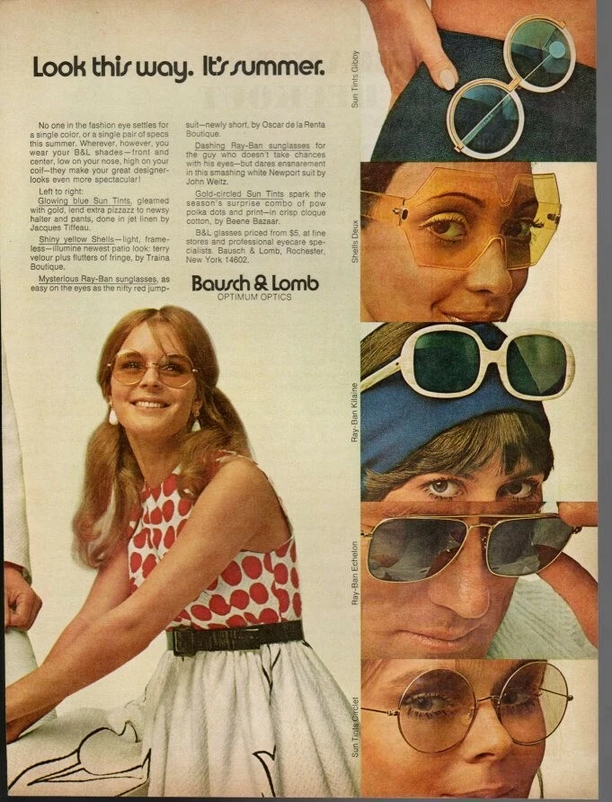 1970 ray ban sale