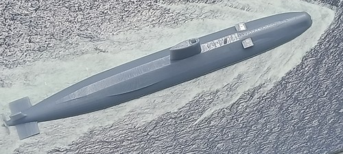 Churchill Class Nuclear Submarine 1/700 Supplied as a set-Water Line + full hull - Picture 6 of 8