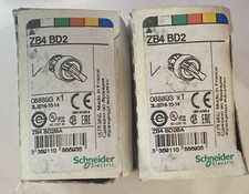 2 Pack Schneider Electric ZB4BD2 Selector Switch Operating Head 22mm 2 Position