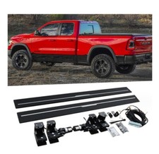 For Ram Pickup 4d Deployable Electric Running Board Side Steps 2015 - 2024 2pcs