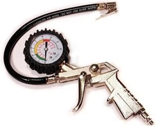 Primefit C1005 Primeflex Aluminum Tire Inflator with large Gauge & Pistol Grip