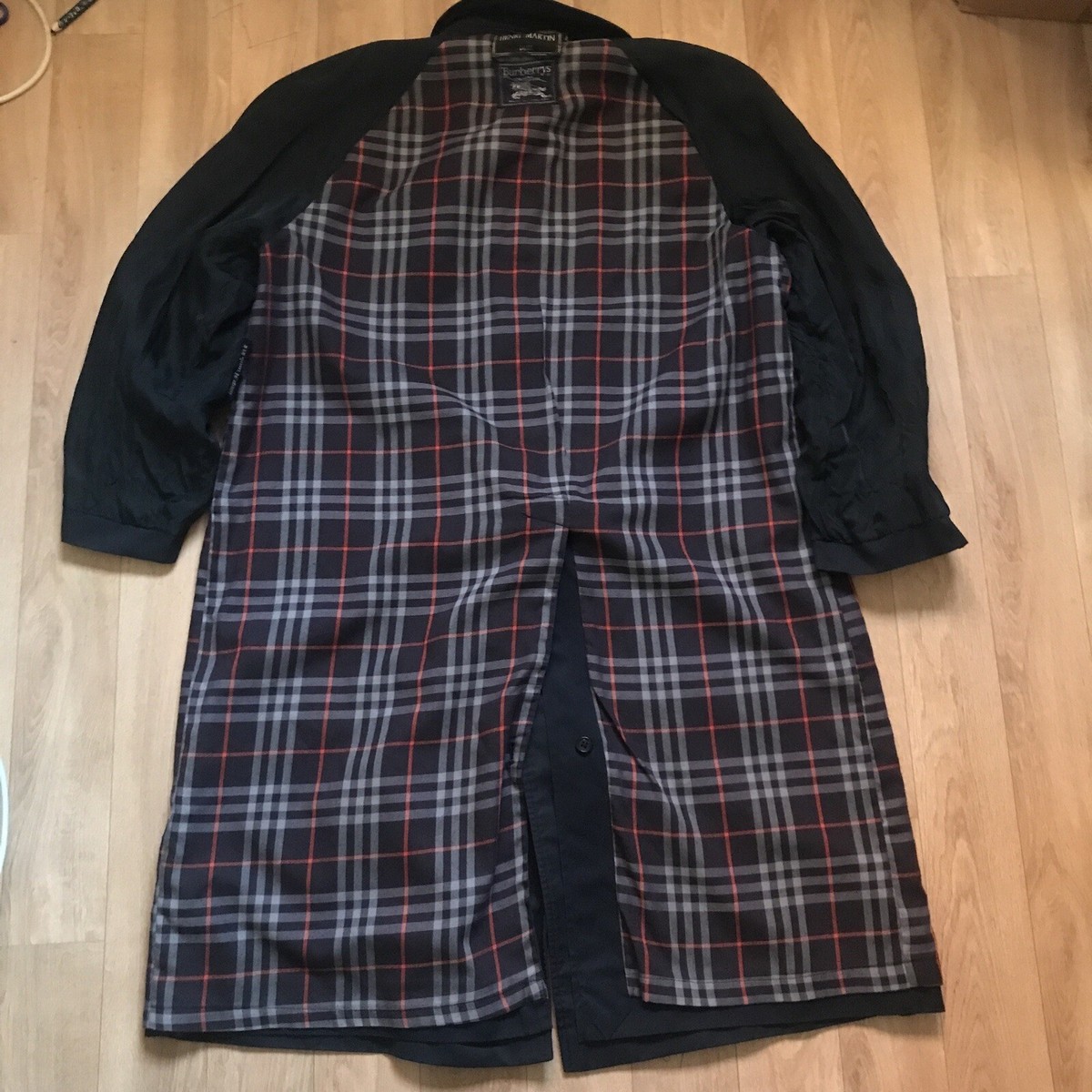 VINTAGE Burberry WINTER jacket Trench Coat Nova Check made