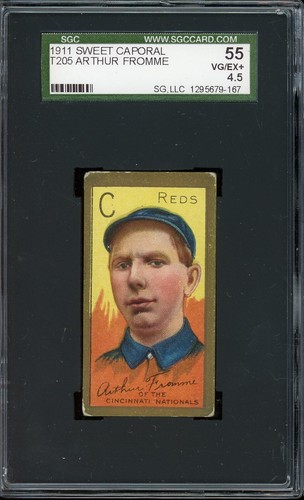 Arthur Fromme 1911 T205 Gold Border card