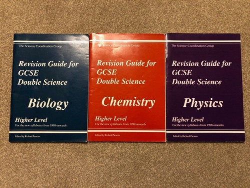 Revision Guides for GCSE Double Science - Biology Chemistry Physics ...