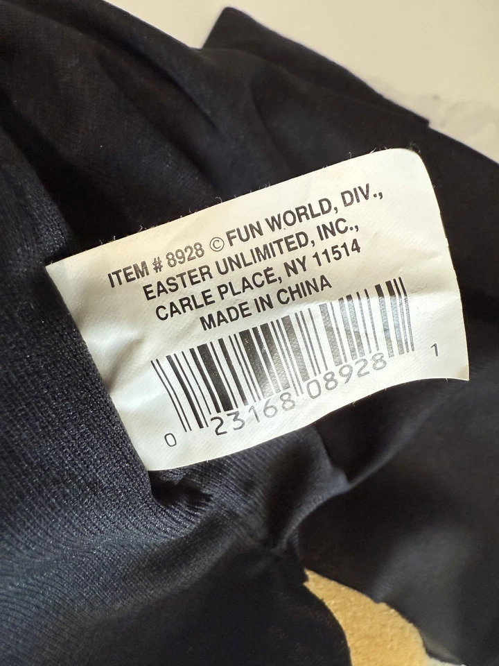 Alien Mask Glow in the Dark Black Light Halloween Fun World Adult Costume Hooded - Image 2 of 4