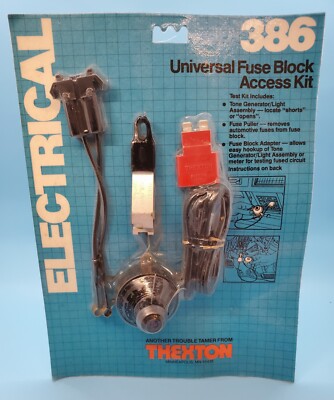 Thexton Universal Fuse Block Access Kit # 386 Retired Vintage 