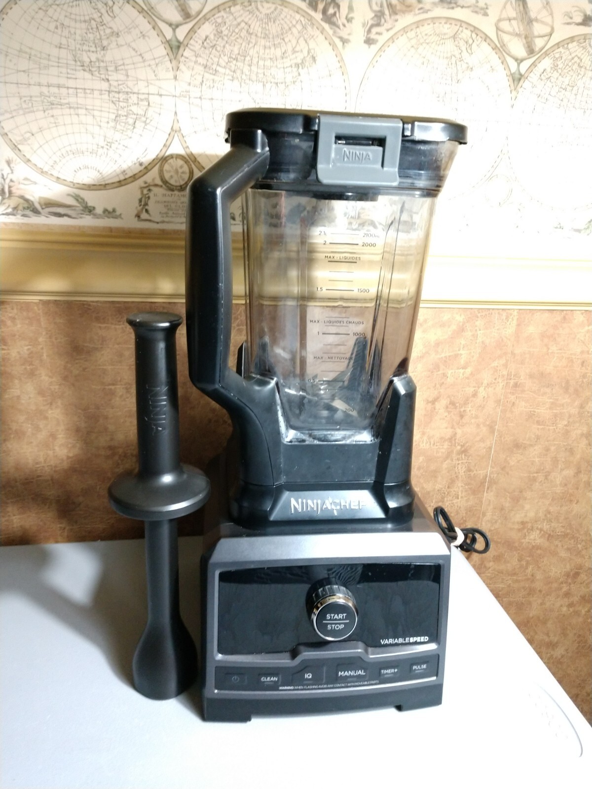 Ninja Chef Professional Blender, AutoiQ Variable Speed Blender CT805