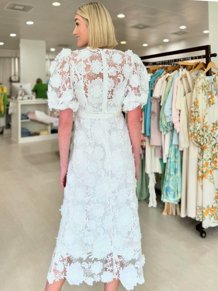 【Zimmermann】石井美保さん着用 HALLIDAY LACE FLOWER DRESS Zimmermann】石井美保さん着用 HALLIDAY LACE FLOWER DRESS