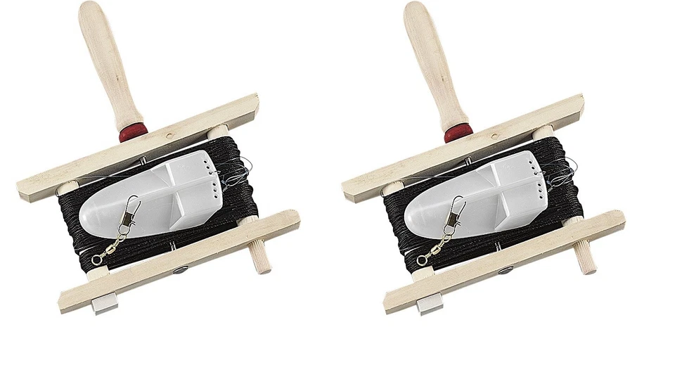 2 x Fladen Mackerel Fishing Trolling Frame Paravane  50m line Pull from Boat - Image 2 of 2