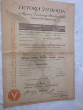 41378 Polisa ubezpieczeniowa 1935 Victoria zu Berlin Ubezpieczenie wypadkowe 4 strony
