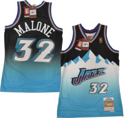 正規品　JAZZ 32 MALONE ユニフォーム　Mitchel&ness NEW 1996-97 Karl Malone #32 Utah Jazz Mens Mitchell & Ness