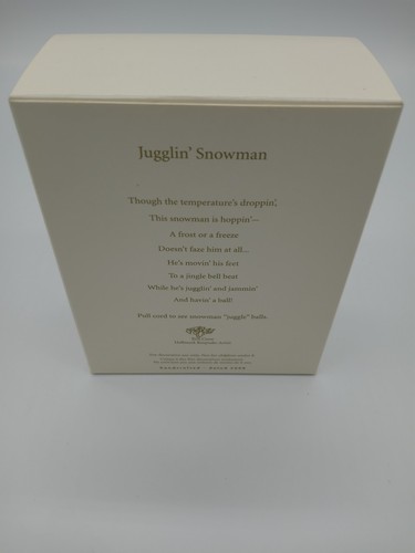 Hallmark Andenken Ornament Jugglin' Schneemann 2008 Neu im Karton - Bild 2 von 5