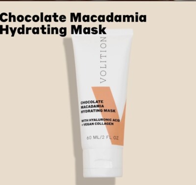 Volition Chocolate Macadamia Hydrating Mask  2oz / 60 ml NIB Sealed
