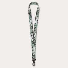 FOS901051-9OJ MENS OAKLEY WANDERLUST LANYARD - GREEN FRAGMENT PT