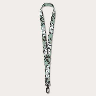 [FOS901051-9OJ] MENS OAKLEY WANDERLUST LANYARD - GREEN FRAGMENT PT