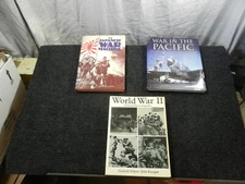 Lot of Three Large WW II Picture Books