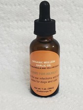 Mullein Garlic Healing Ear Oil for Dogs And Cats 1 fl oz 30 ml 