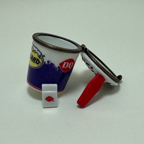 PHB Collection Retrospect Dairy Queen Blizzard Hinged Trinket 2000 mit Serviette - Bild 6 von 10