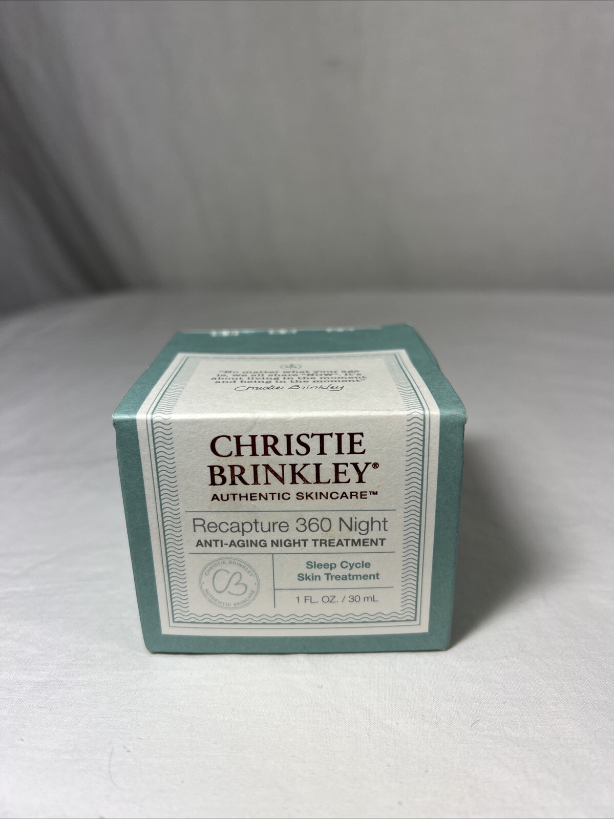 (NEW) Christie Brinkley Recapture 360 Anti-Aging Night Cream 1 oz  HTF  🔥
