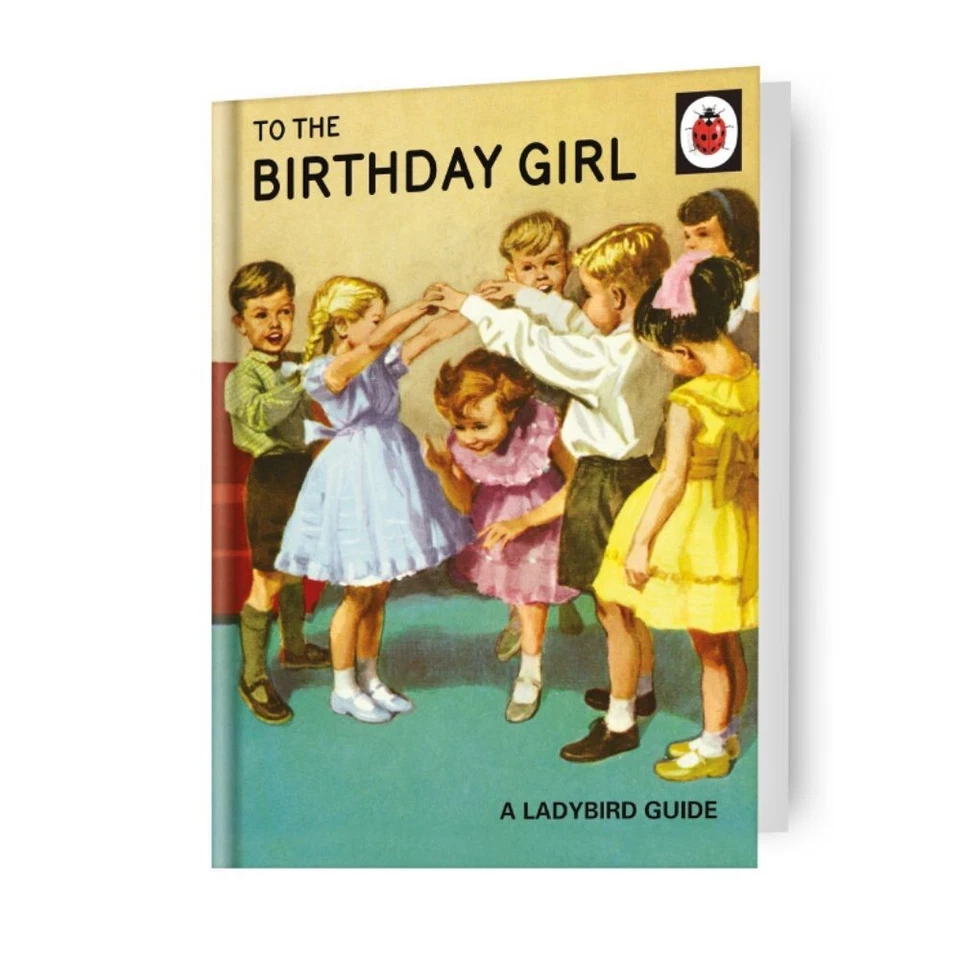 DANILO PROMOTIONS LTD Birthday Card Ladybird Books Birthday Girl Card Includes Envelope 7 X 5 Inches