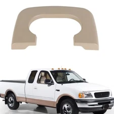 LABLT Front Console Cup Holder Pad For For 1997-2003 Ford Focus Beige Plastic