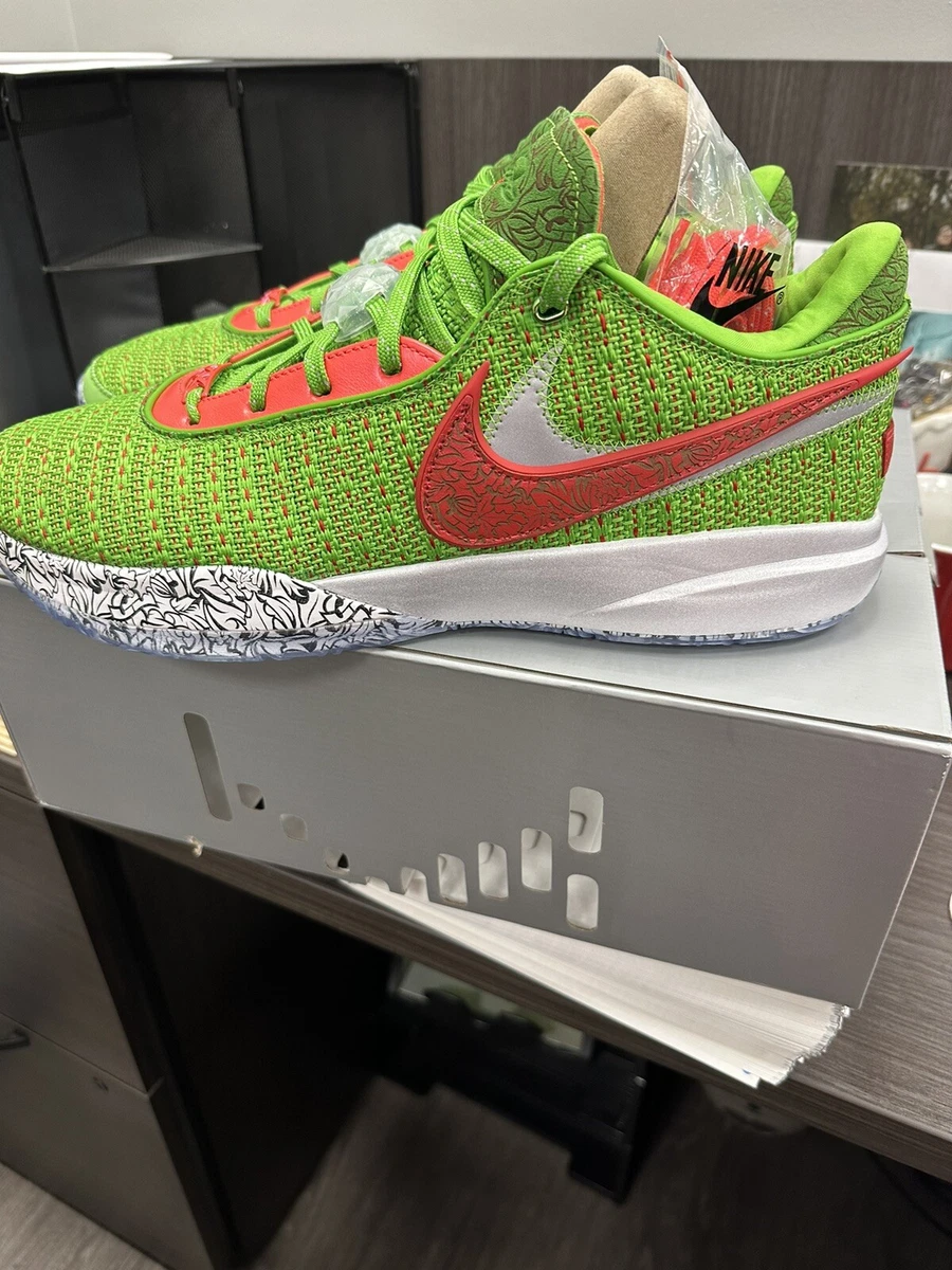 LeBron XX 20 Nike Christmas Grinch Stocking Stuffer • Men Size 15 CONFIRMED